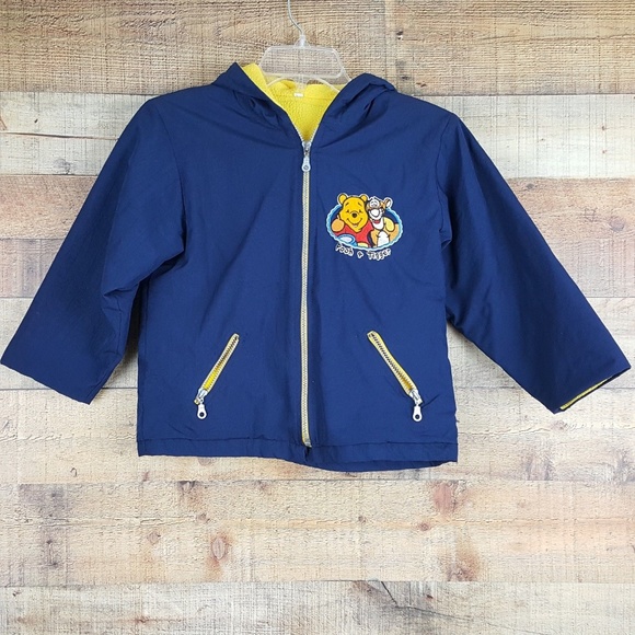 Unbranded Other - Pooh and Tigger Jacket Unisex Size 8 Dark Blue J24